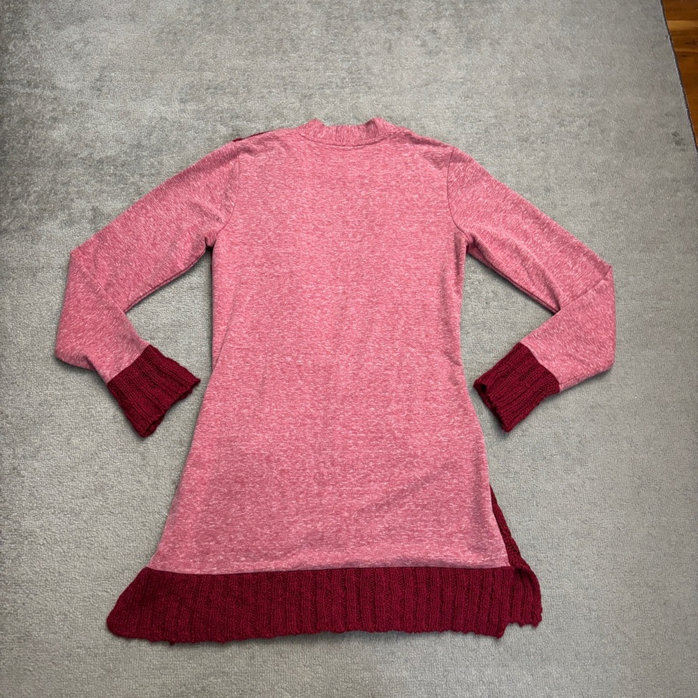 Evy’s Tree Long Sleeve Colorblock Button Up Cardigan Sweater - Picture 3 of 8